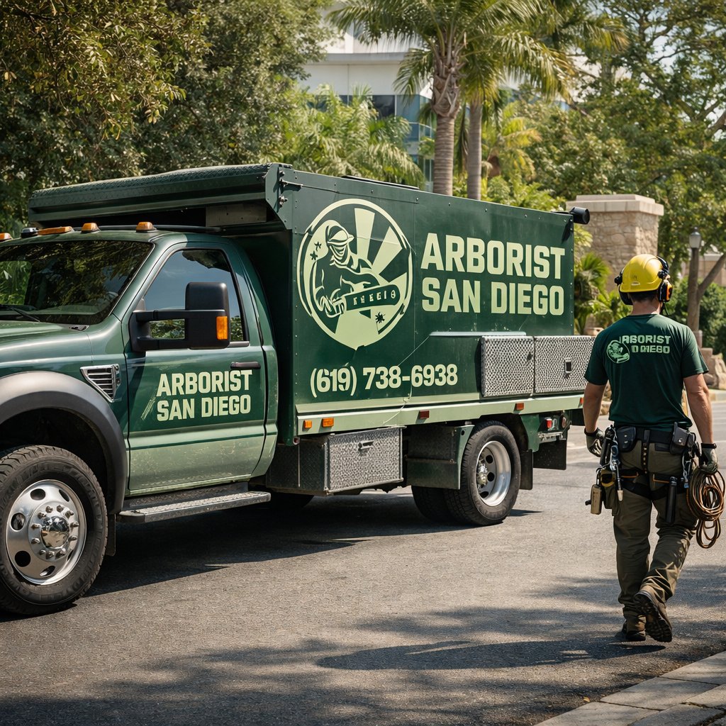 arborists completing tree job in san diego