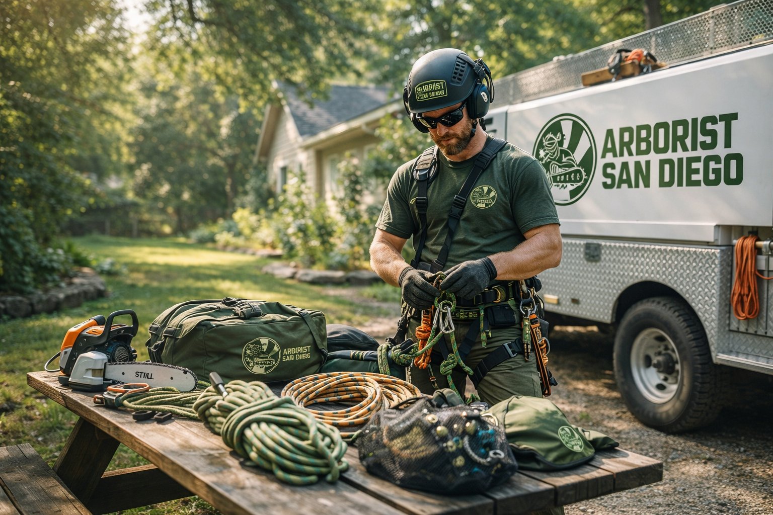 preperation before tree service